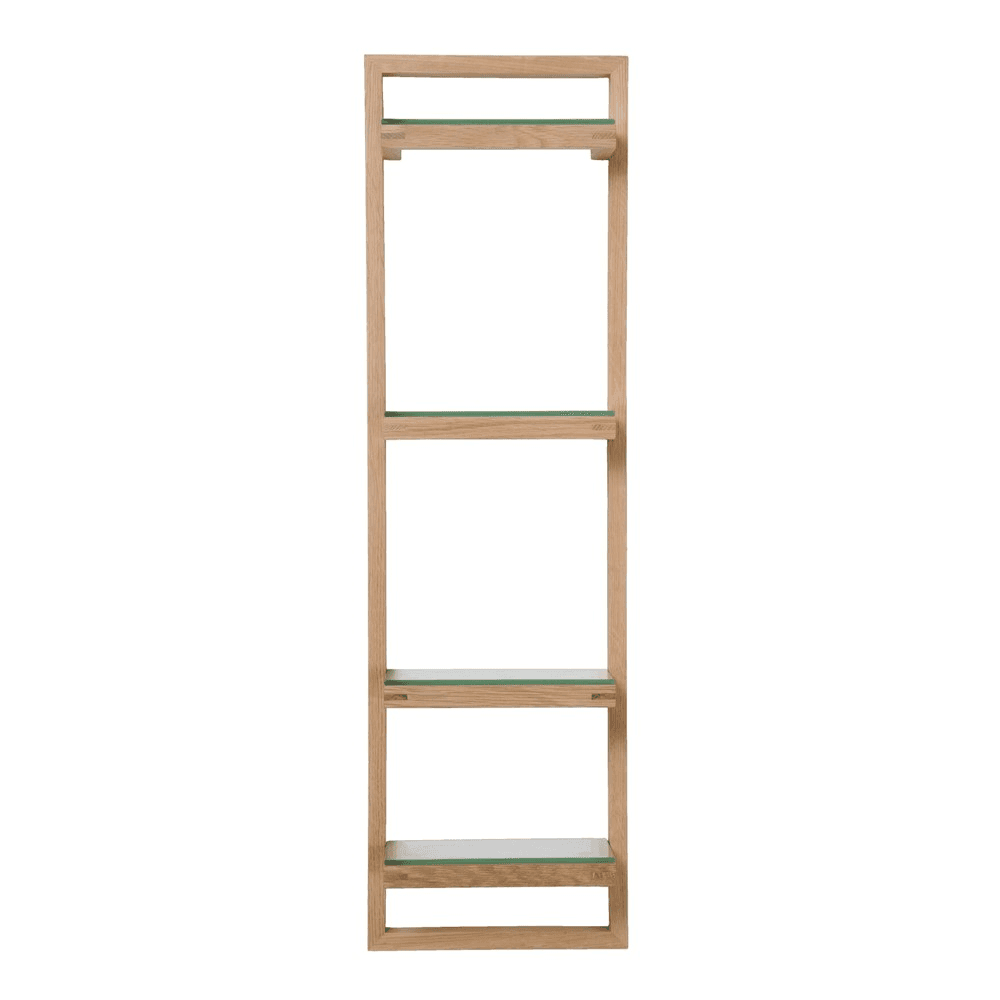 Zone Wall shelf, H80 x W24 x D12cm, Natural