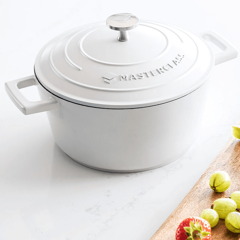 Cast Aluminium Casserole Dish, 2.5L, Cream