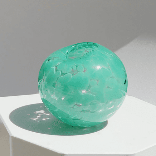 Image showing the Dewdrop Vase, D14cm, Jade product.