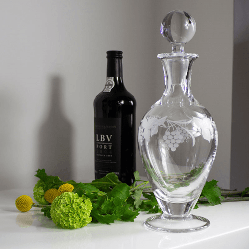 Image showing the Grapevine Wine Decanter, 800ml, Clear product.
