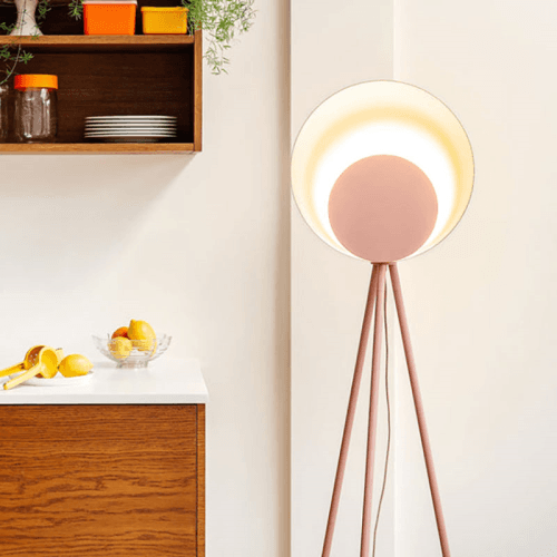 Image showing the Diffuser Floor Lamp, H159cm, Pink product.