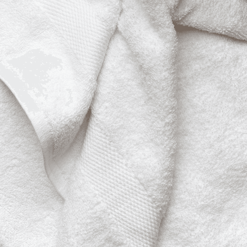 Organic 600gsm The Hand Towel, 50 x 90cm, White