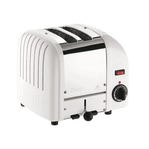 Image showing the Classic Vario 2 slot toaster, White product.