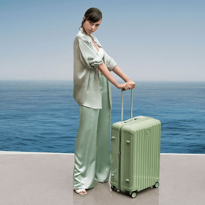 Positano Suitcase, H78 x W31 x L53cm, Sage Green