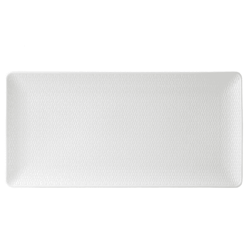 Image showing the Gio Rectangular server, 32cm, White/ Bone China product.