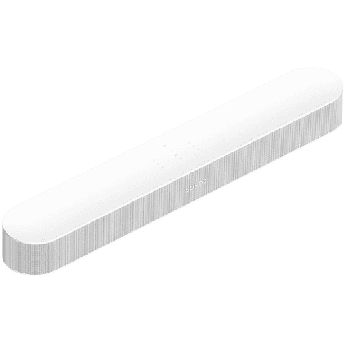 Image showing the Beam (Gen 2) Compact Smart Sound Bar With Alexa Voice Recognition, White product.