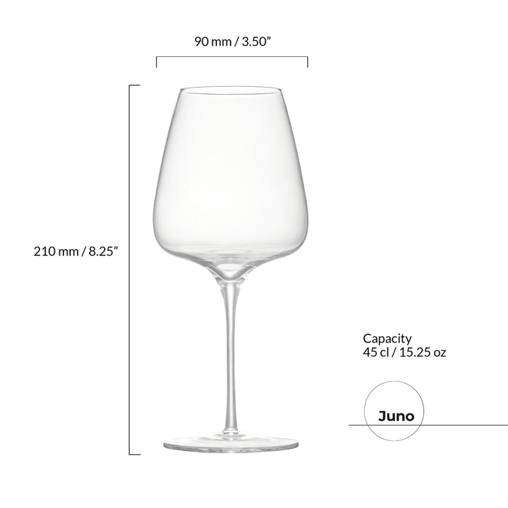 Juno Set of 2 White Wine Glasses