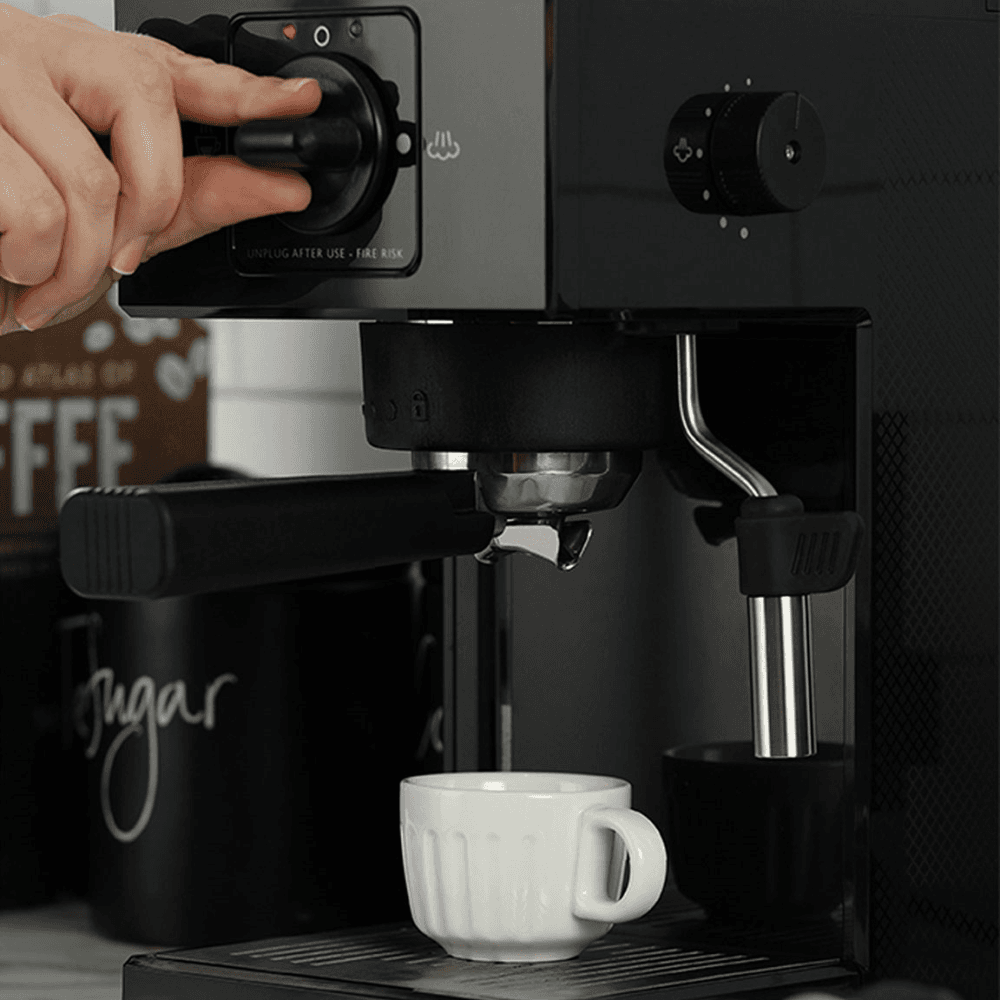 Espresso Coffee Machine, Black