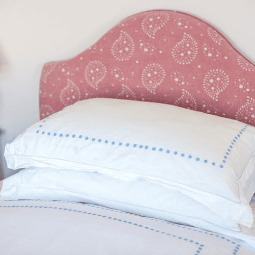 Image showing the Dots Standard Pillowcase, Blue product.