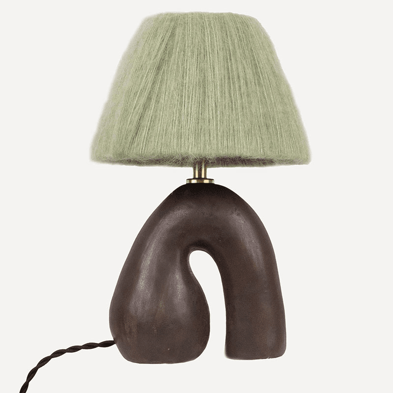 Hannah Simpson Studio 'Opposee' Table Lamp, 33cmx 20cmx 20cm, Satin Brown