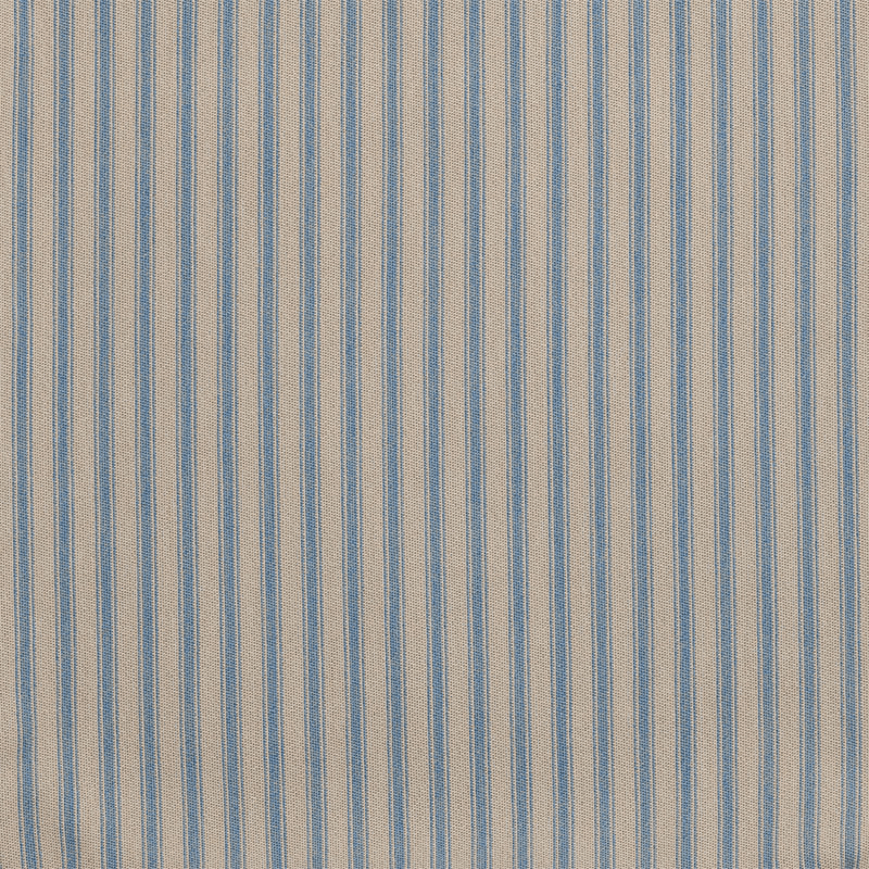 Fine Stripe Outdoor Cushion, 43 x 43cm, Blue