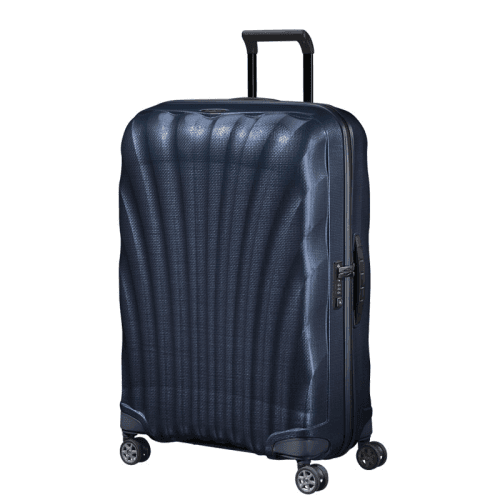 Image showing the C-Lite Spinner Suitcase, H75 x L51 x W31cm, Midnight Blue product.