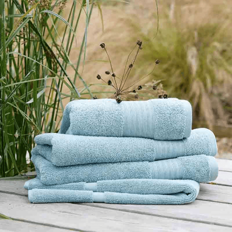 Organic Eco Twist Bath Towel, Haze