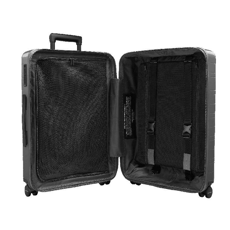H6 Smart Suitcase, H64 x W24 x L48cm, Glossy Graphite