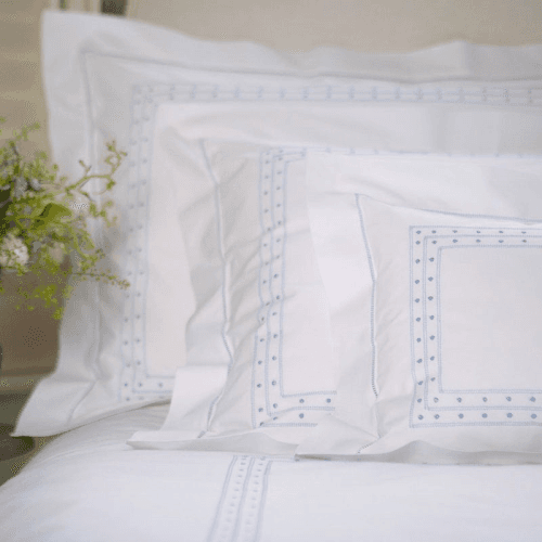 Image showing the Matilda Standard Pillowcase, Blue product.