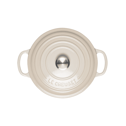 Image showing the Signature Cast Iron Round Casserole, 24cm, Meringue product.