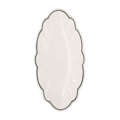 Image showing the Romilly Serving Dish, L30 x W15cm, Green product.