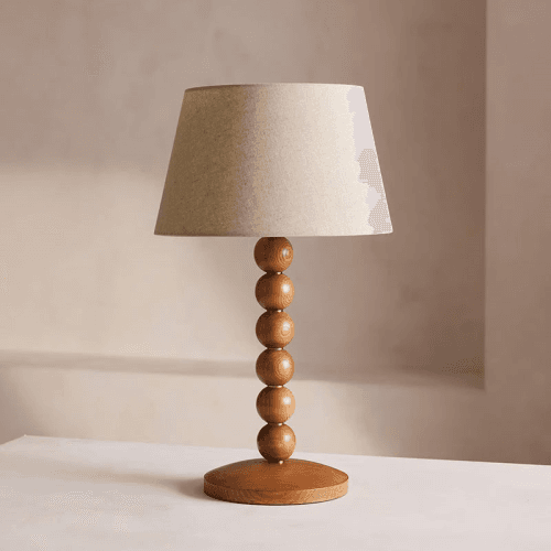 Image showing the Bead Table Lamp, H61cm, White product.