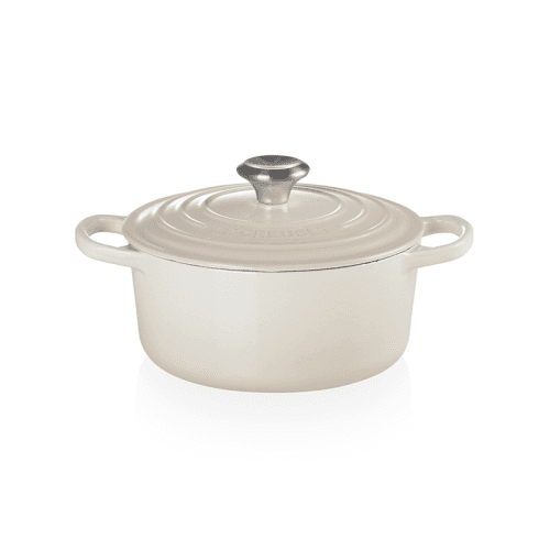 Image showing the Signature Cast Iron Round Casserole, 26cm, Meringue product.