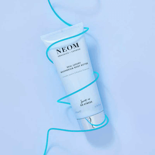 Image showing the Scent to De-Stress Real Luxury Magnesium Body Butter, 200ml, Light Blue product.