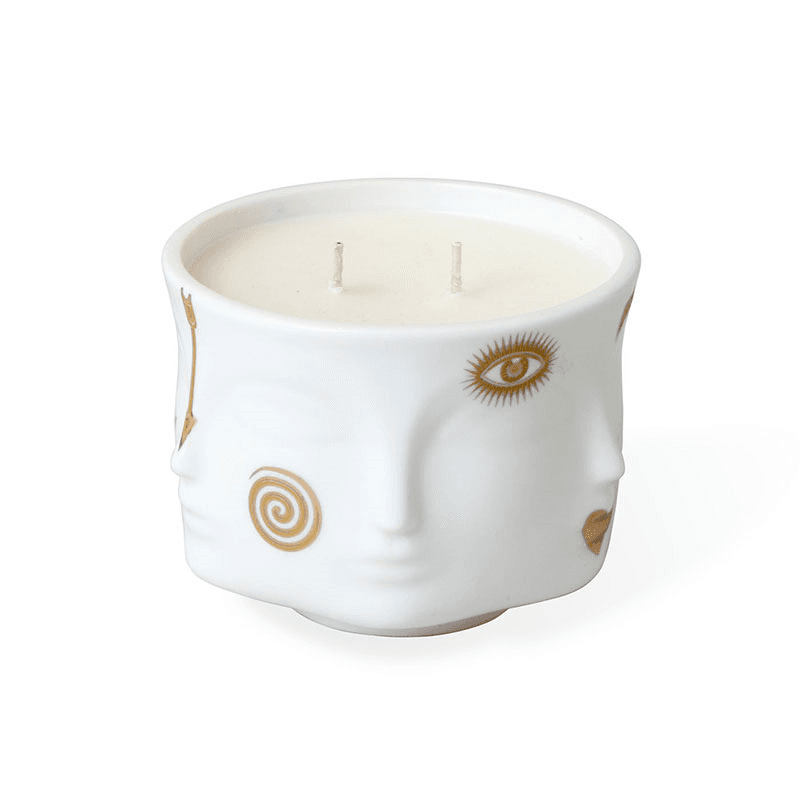 Gilded Muse Candle, White
