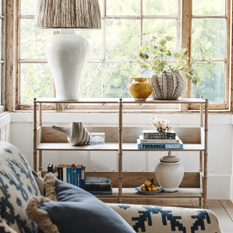 Minshan Console Table, H86 x W127 x D35cm, Natural