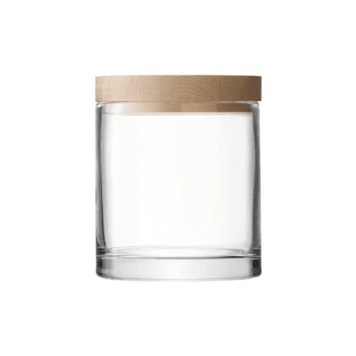 Image showing the Lotta Container, 19cm, clear with ash lid product.