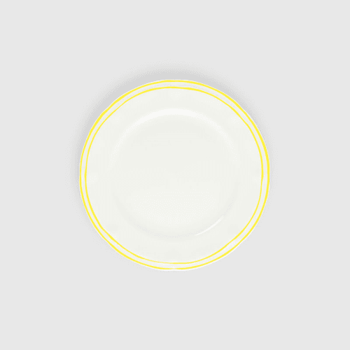 Image showing the Provence Set of 4 Starter Plates, D21cm, Yellow product.