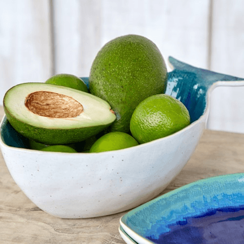 Image showing the Dori - Sea Bream Serving bowl, 30cm, Atlantic Blue product.