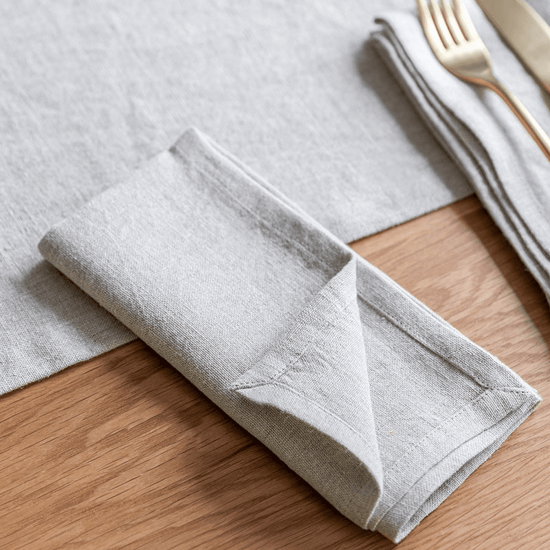 Classic Set of 4 Napkins, 40 x 40cm, Natural