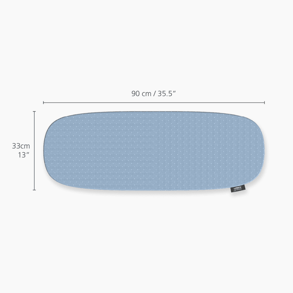 Pocket Folding Table Top Ironing Board Grey/yellow