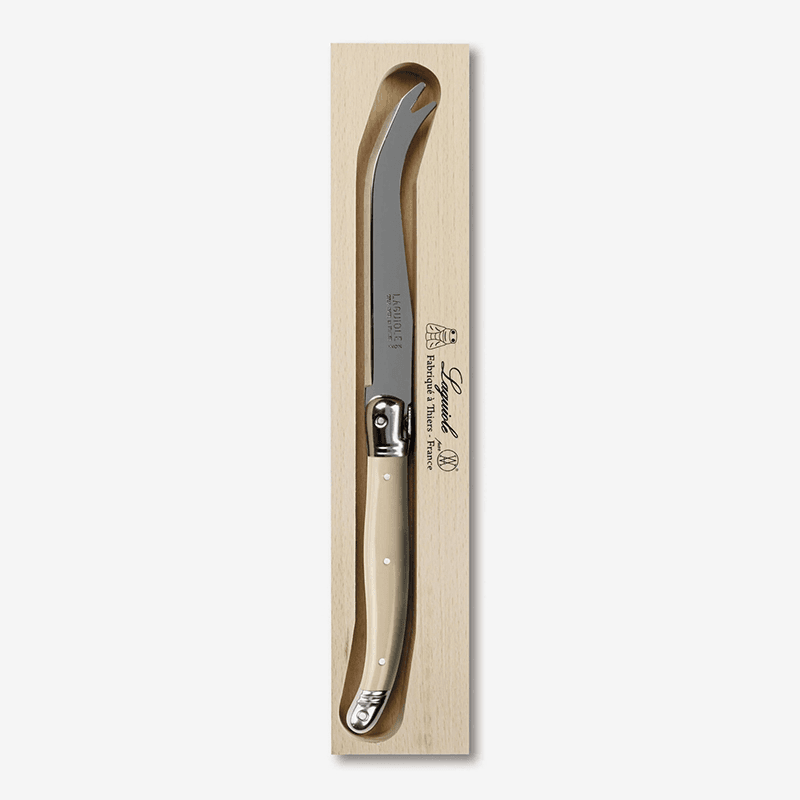 Cheese Knife in Tray, Ivory