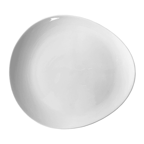 Image showing the Orientix Set of 4 Pebble Plates, D28cm, White product.