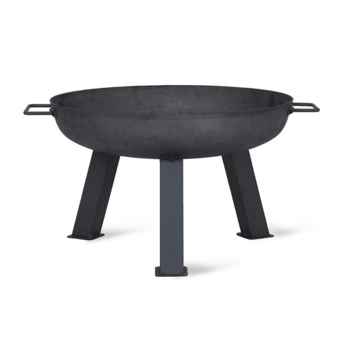 Image showing the Foscot Medium fire pit, H37 x W75 x D75cm, Black product.