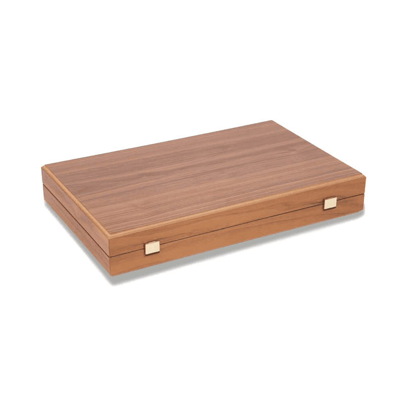 Uber Walnut Backgammon Set, Red