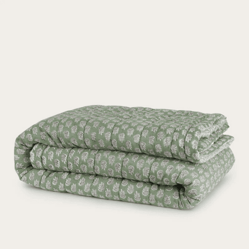Image showing the Myla Bedspread, 260 x 240, Green product.