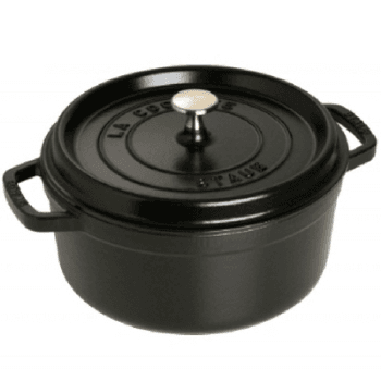 Image showing the Cocotte, Cast Iron, Round, Black, 24cm product.