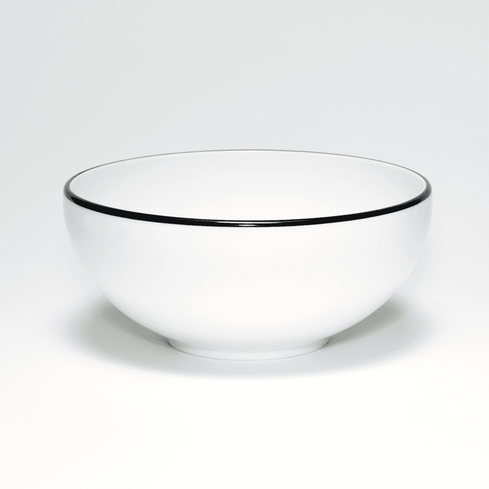Breakfast Bowl, D15cm, Black Rim