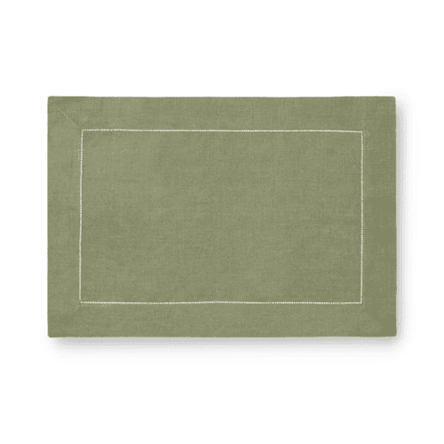 Image showing the Festival Set of 4 Placemats, W36 x L51cm, Sage product.