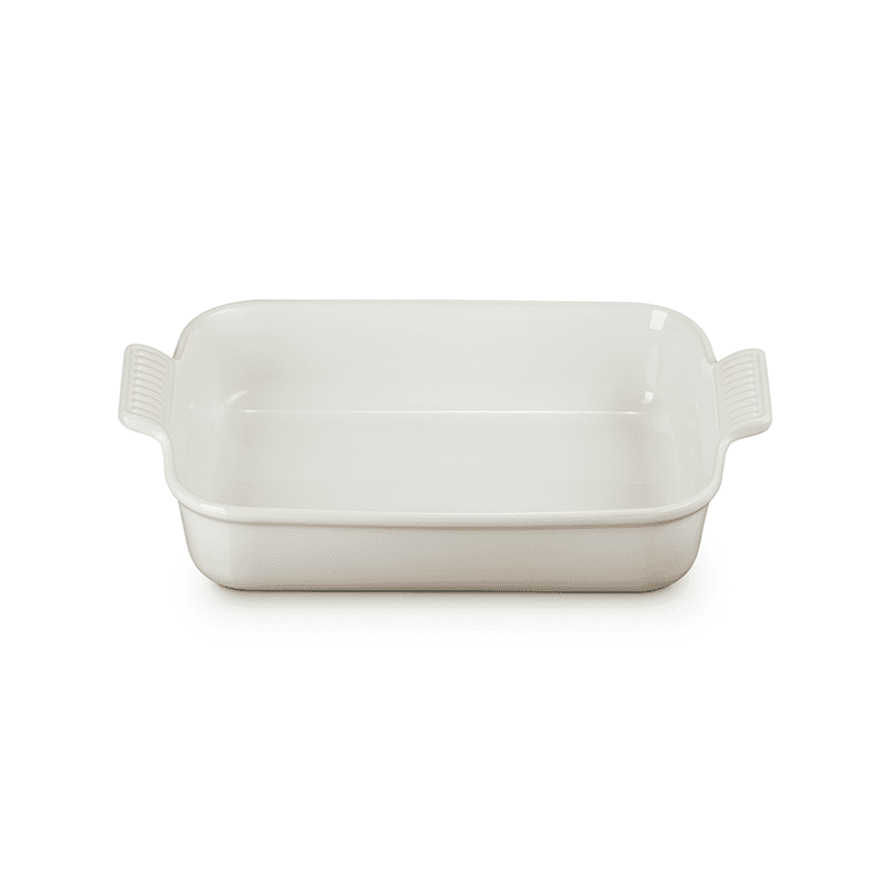 Stoneware Deep rectangular dish, 32cm - 3.85 litre, Meringue