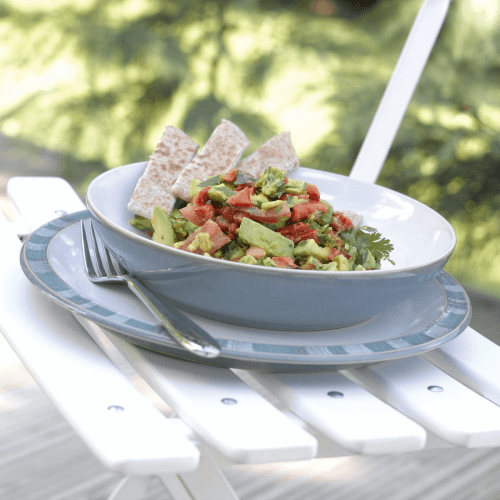 Image showing the Azure Pasta bowl, 22 x 5cm, Aquamarine product.