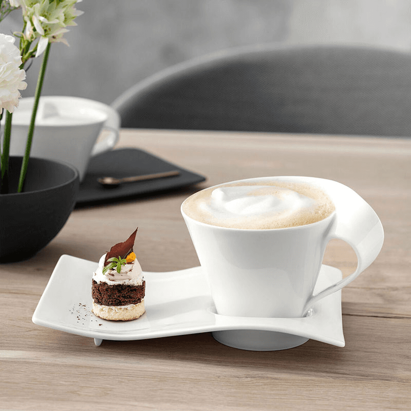 New Wave Caffe White coffee cup, 400ml