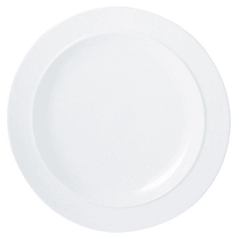 Image showing the White Gourmet plate, 31.5 x 3cm product.