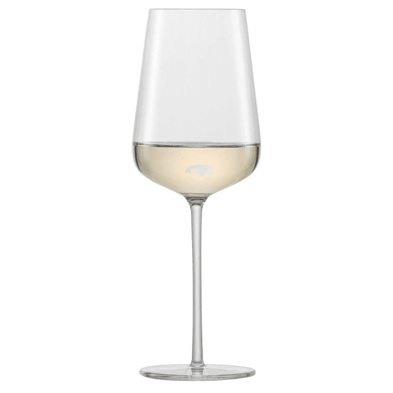 Vervino Set of 2 Crystal White Wine Glasses, 406ml, Clear