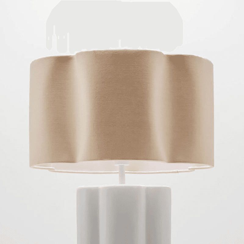 Flower Table Lamp, H54cm, Opal