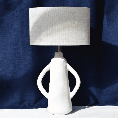 Image showing the Rumba Chico Table Lamp, H36cm, White product.