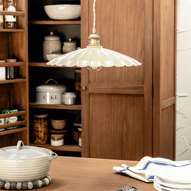 Wanstrow Ceiling Pendant, H150 x W36 x D36cm, Clay