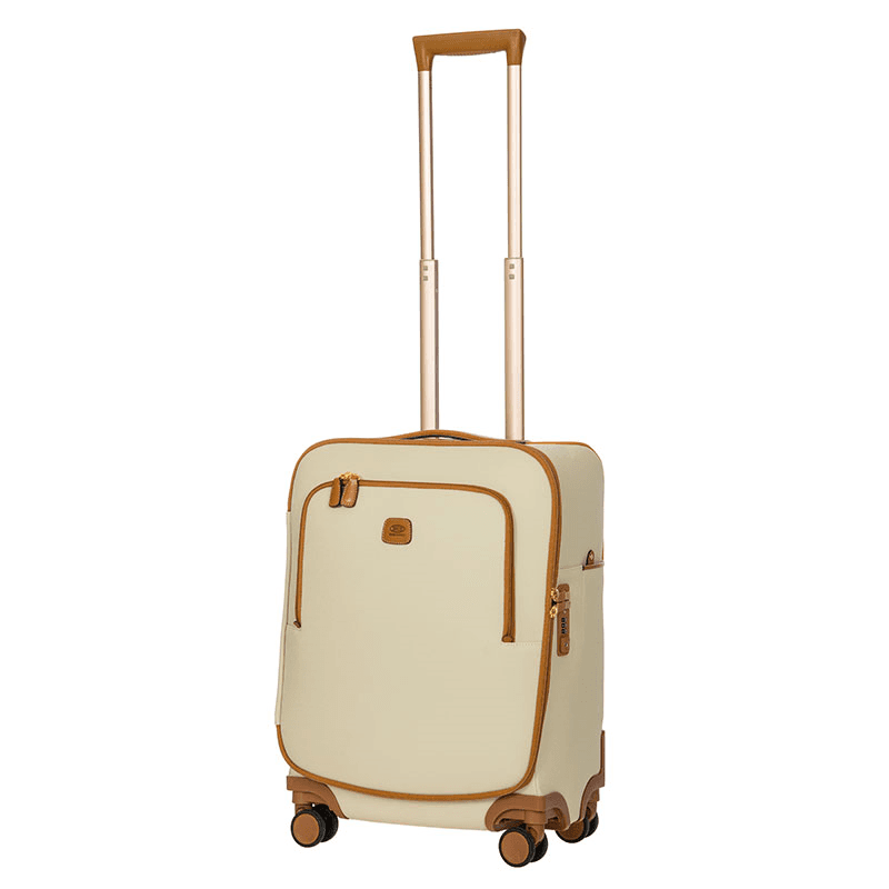 Firenze Carry-on Suitcase, H55 x L40 x W23cm, Cream