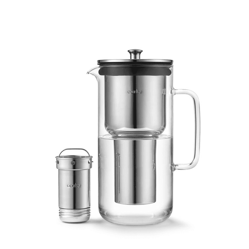 Glass Purifier Water Jug, 1.1L, Clear