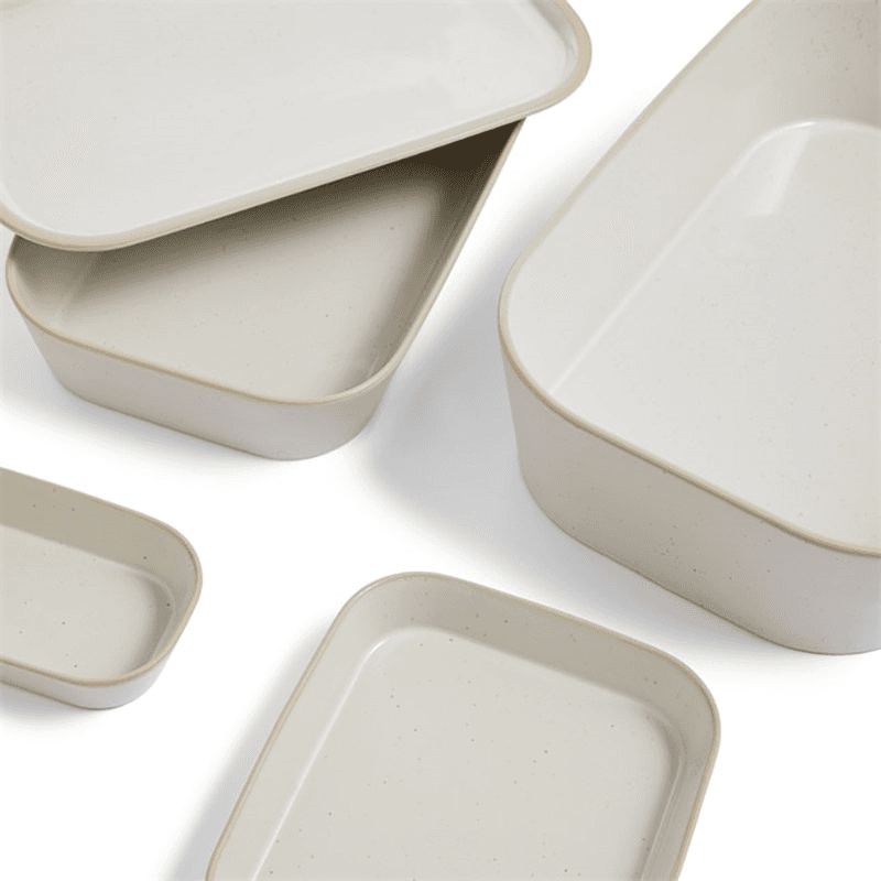 Urban Dining 5 Piece Cook and Serve Set, White
